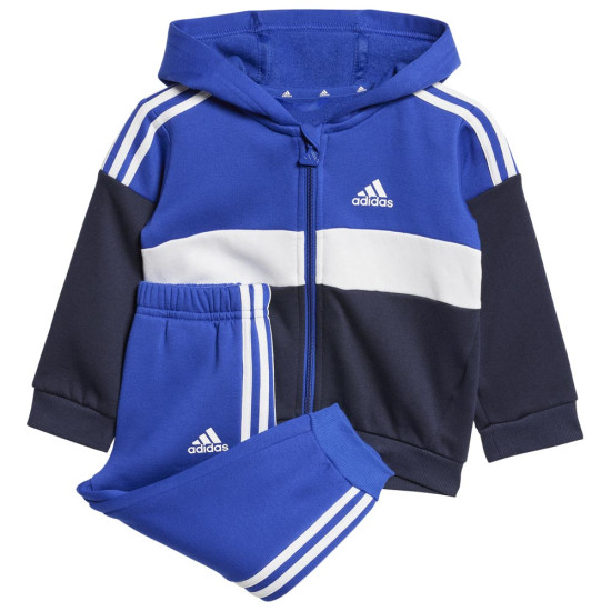 Adidas Βρεφικές φόρμες σετ Tiberio 3-Stripes Fleece Tracksuit